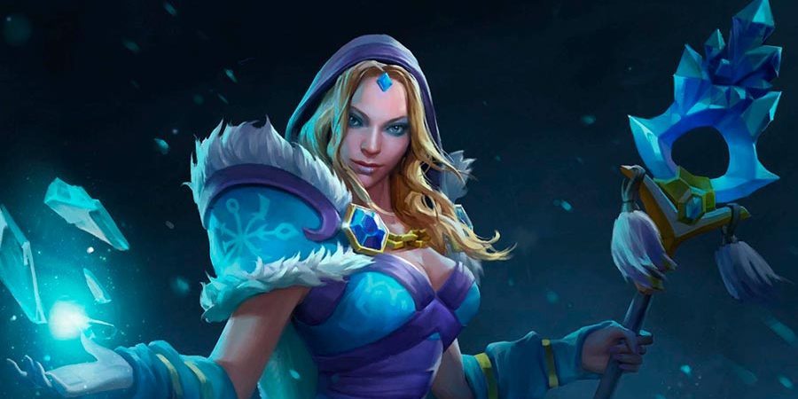 История Crystal Maiden в Dota 2