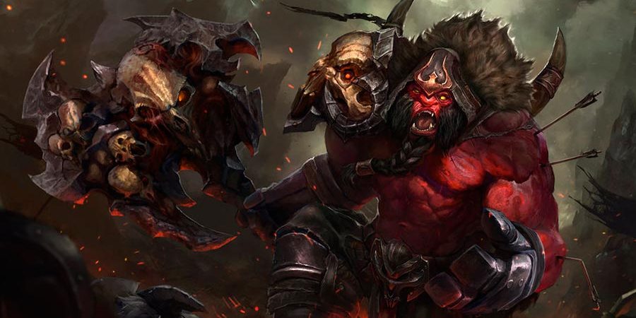 История Axe в Dota 2