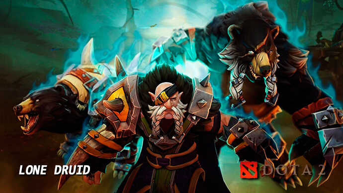 История Lone Druid в Dota 2