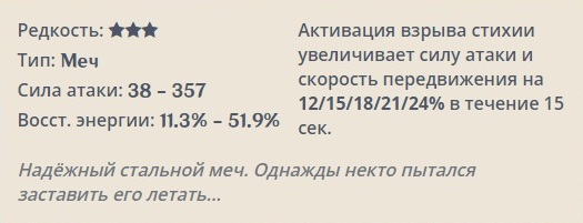 Genshin Impact: Меч небесного всадника