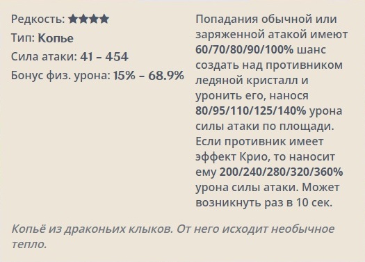 Genshin Impact: Копьё Драконьего хребта