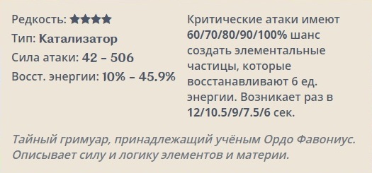 Genshin Impact: Кодекс Фавония