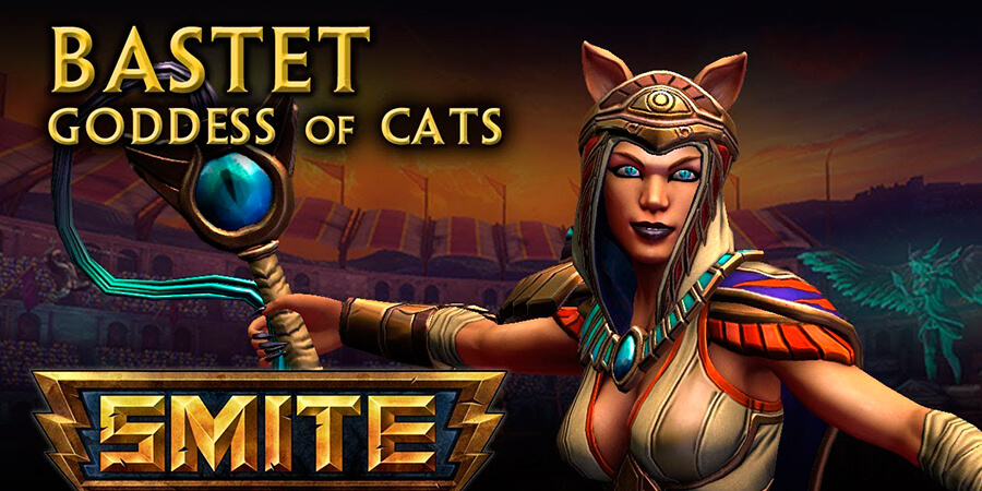 Разработчики SMITE обновили героя Бастет
