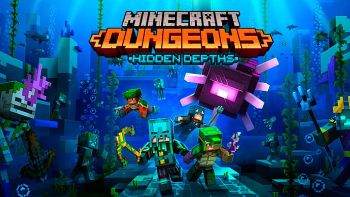 Minecraft Dungeons: разработчики назвали дату выхода DLC Hidden Depths
