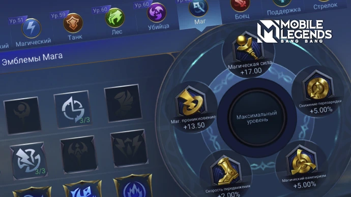 Гайд по прокачке эмблем в Mobile Legends